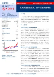 电商渠道快速发展，全年业绩高速增长