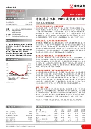 年报符合预期，2019有望再上台阶