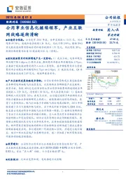 公用事业信息化继续领军，产业互联网战略逐渐清晰