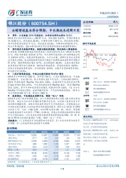 业绩增速基本符合预期，中长期成长逻辑不变