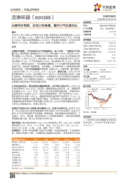 业绩符合预期，非电订单高增，看好大气治理龙头