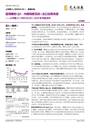 2018年年报点评：超预期的Q4：内销调整见效+出口业务改善