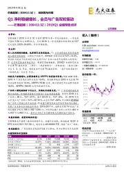 2019Q1业绩预告点评：Q1净利稳健增长，会员与广告双轮驱动