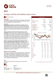 Stronger cash flow and healthier balance sheet
