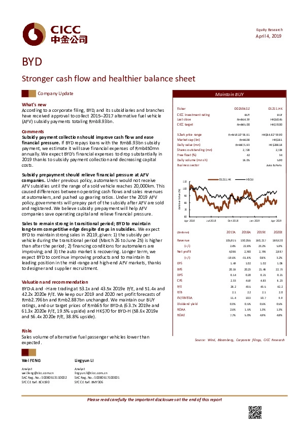 Stronger cash flow and healthier balance sheet