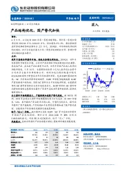 产品结构优化，国产替代加快