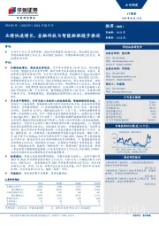 2018年报点评：业绩快速增长，金融科技与智能物联稳步推进
