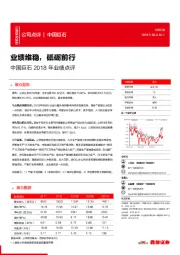 中国巨石2018年业绩点评：业绩维稳，砥砺前行