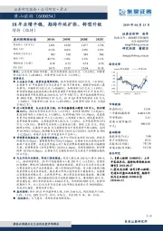 18年业绩平稳，期待外延扩张、转型升级