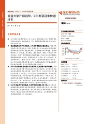 2018年年报点评:受益光学升级趋势,19年有望迎来快速增长