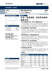 2019年一季报预告点评：水电一季度高增，医院养老提供想象空间