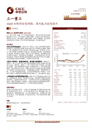 1Q19业绩预告超预期，盈利能力继续提升