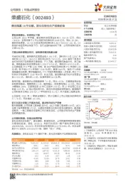 年报点评报告：费用拖累18年业绩，浙石化转向生产准备阶段