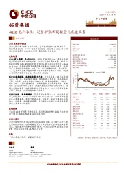 4Q18毛利承压；逆势扩张布局轻量化底盘业务