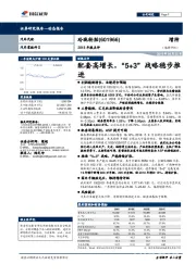 2018年报点评：配套高增长，“5+3”战略稳步推进