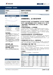 2018年年报点评：业绩稳健增长，全力备战车联网