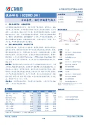 方兴未艾，海外市场景气向上