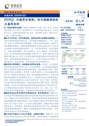 2019Q1业绩符合预期，项目稳健推进助力盈利向好