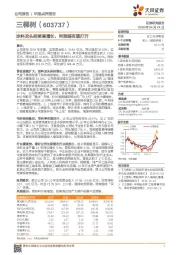 涂料龙头延续高增长，利润端有望打开