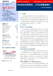 2018年年报点评：非电业务拓展顺利，公司业绩稳健增长