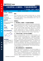 年报点评：正极材料收入大幅增长，产能瓶颈持续突破