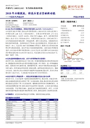 平高电气年报点评：2018年业绩探底，特高压重启贡献新动能