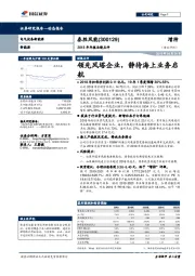 2018年年报业绩点评：领先风塔企业，静待海上业务启航