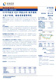 18年年报及1Q19季报点评：逐步摆脱大客户依赖，储备资源蓄势待发