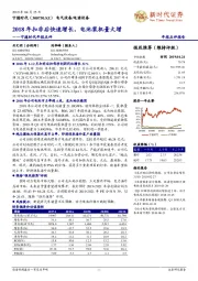 宁德时代年报点评：2019年扣非后快速增长，电池装机量大增