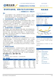 欧普康视2019一季报点评：营收增长超预期，剔除并表内生依旧强劲