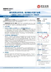 2018年年报及2019一季报点评:横向拓展全球市场,纵向整合手游产业链
