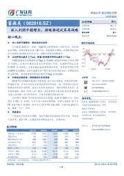 收入利润平稳增长，持续推进泛家居战略