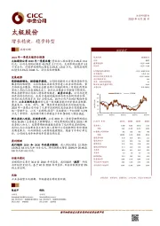 增长稳健，稳步转型