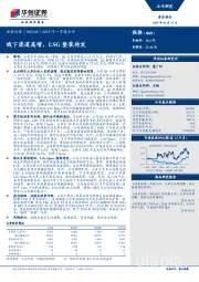 2019年一季报点评：线下渠道高增，LSG整装待发