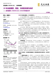 2018年年报点评：18年业绩靓丽，童装、休闲装发展均向好