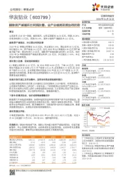 剔除资产减值环比利润改善,全产业链将发挥协同优势