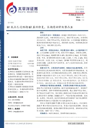 Q1低点已过预期Q2盈利修复，长期原材料优势凸显