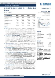 实际经营现金流入大幅增长，一季报业绩略超预期