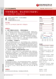 2019年第一季度报告点评：营收增速加快，非公开发行预案修订