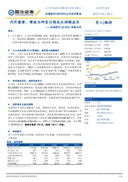 迈瑞医疗2019Q1季报点评:内外兼修,增效与研发引领龙头持续成长