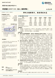 调味品稳健增长，提速增效初显