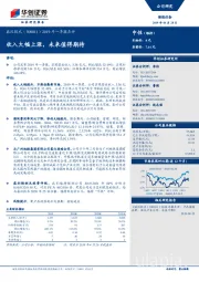 2019年一季报点评：收入大幅上涨，未来值得期待