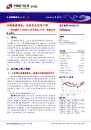 18年报及19年一季报点评：业绩高速增长，未来成长空间广阔