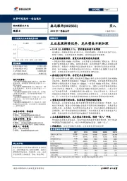 2019年一季报点评：主业表现持续优异，龙头壁垒不断加深