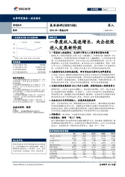 2019年一季报点评：一季度收入高速增长，央企控股进入发展新阶段