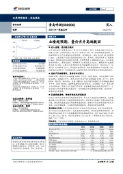 2019年一季报点评：业绩超预期，量价齐升高端靓丽