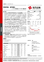 2018年年报及2019年一季报点评：转型阵痛，涅槃重生