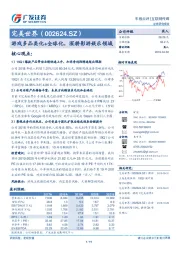 游戏多品类化+全球化，深耕影游娱乐领域