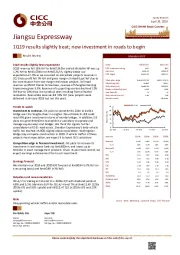 1Q19 results slightly beat; new investment in roads to begin