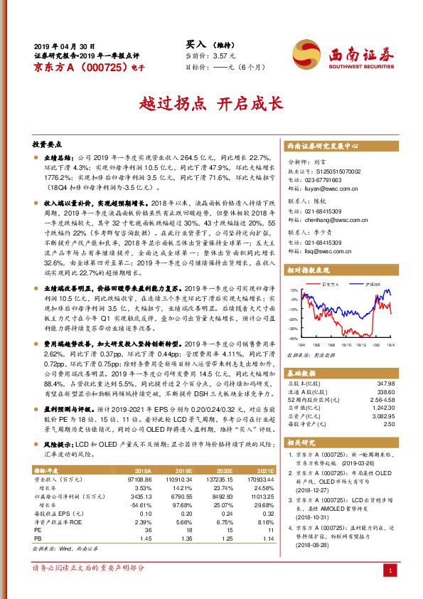 越过拐点 开启成长